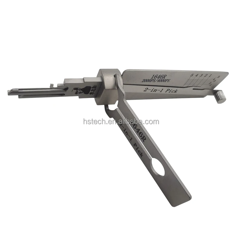 Lishi 1646r 2 in 1 Auto Civil Door Lock Picks Decoder Unlock Tool