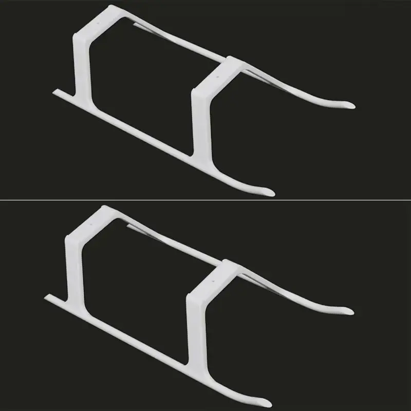 Jeu de patins d'atterrissage en plastique, pièce de modèle RC, 2 pièces, pour hélicoptère ALZRC Devil X360 RC
