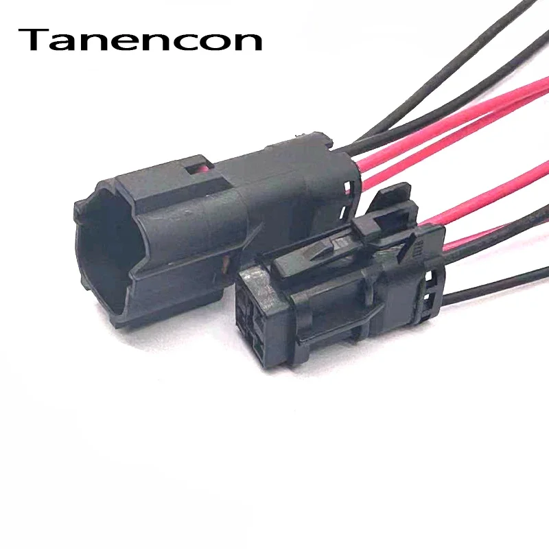 1 Set 4 Pin Sealed Male Female Plug Waterproof Auto Electronic Fuel Pump Connectors Light Lamp Socket MG640333 MG610331