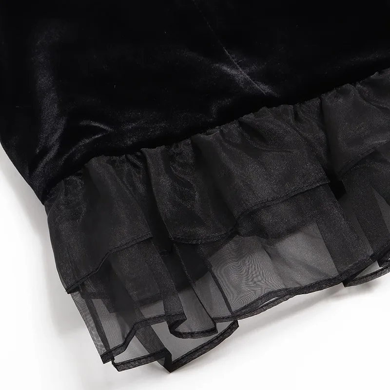 Fragrant Velvet Gold Velvet Vest 2024 Autumn/Winter New Fashion Splicing Sleeveless Top  chalecos para mujer