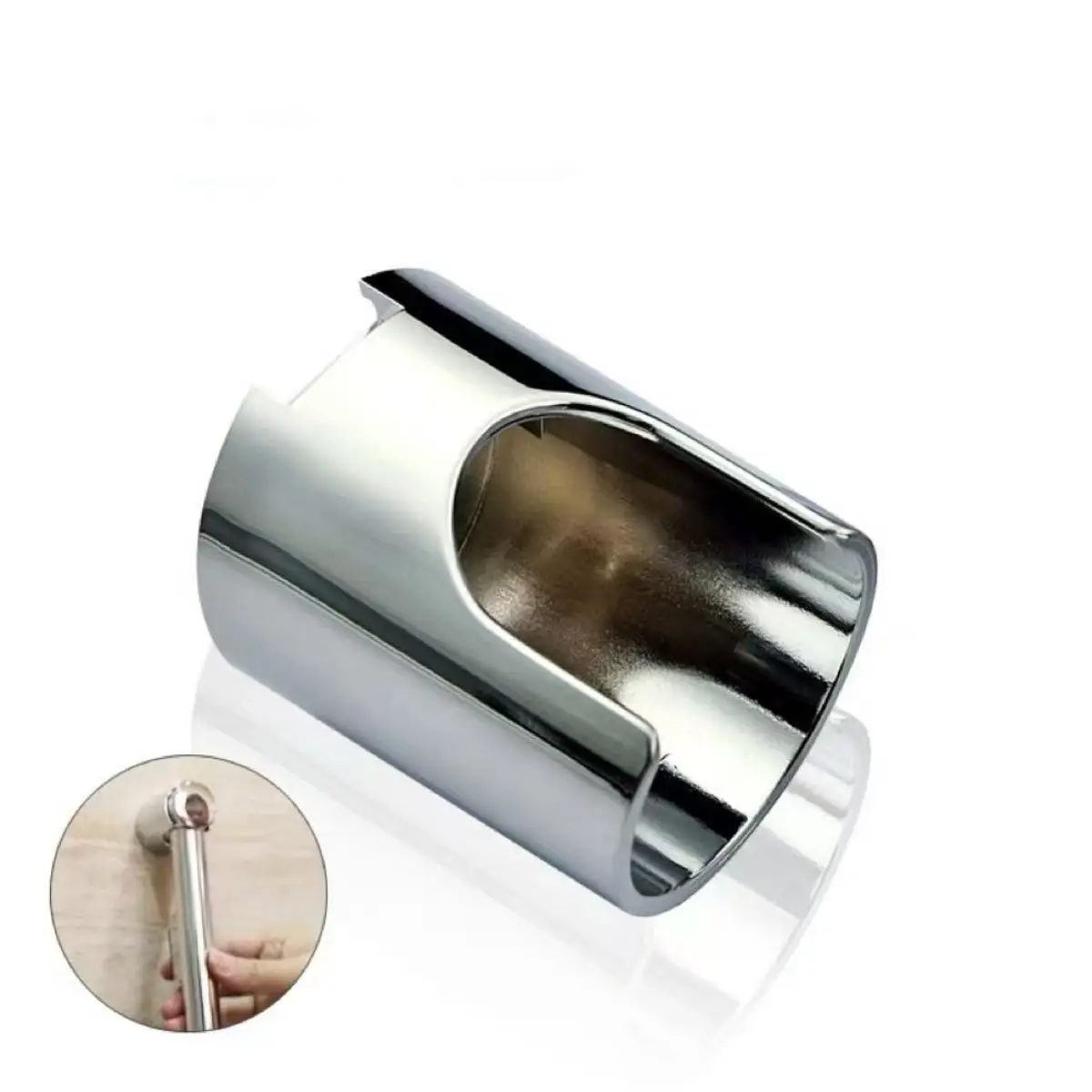 Handheld Hose Spray Shower Head Bidet Kit Stainless Steel Self Cleaning Sprayer Adjustable for Bathroom 4