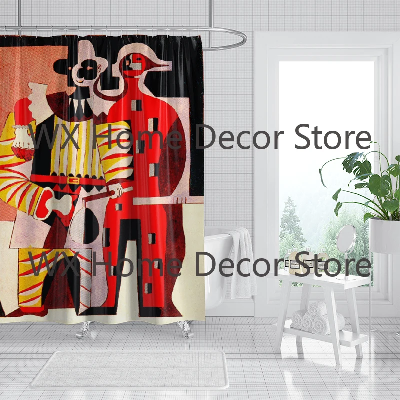 

Абстрактная акварельная занавеска для душа — водонепроницаемая и влагостойкая, добавляющая художественную форму вашего ванной комнаты