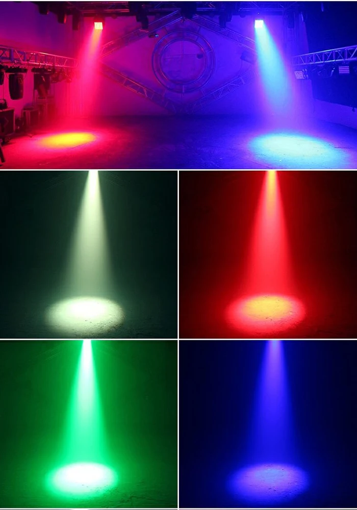 LED Moving Head Light 4-in-1 19x15W RGBW Zoom Lighting DXM ist geeignet für DJ Disco Bar Party Bühnenbeleuchtungsausrüstung. – Detail 7