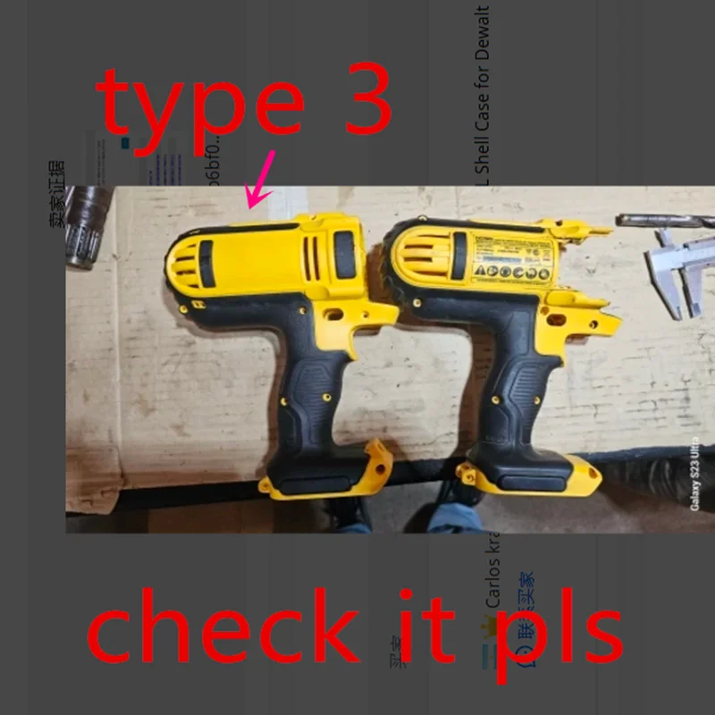 حافظة CLAMSHELL لهاتف Dewalt DCF889 1⁄2 type 3 مبيت مفتاح الربط اللاسلكي N 493698   DCF889HM2 DCF889 HB DCF889M2 DCF889B