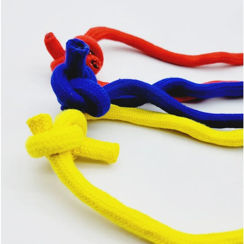 Three Color Linking Ropes Magic Trick Red Yellow Blue Rope Linking Illusion Close Up & Stage Magic Props Magician Professional