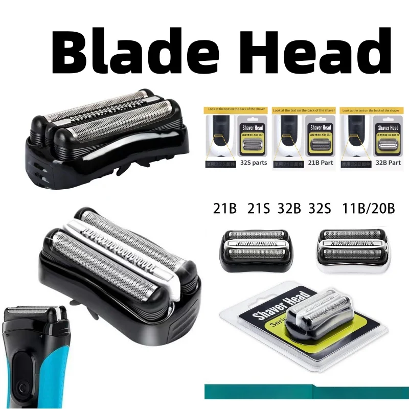 215-Blades 21B & 32B: Compatible with Braun Shavers 300s, 1s, 33010s, 320, 3000s, 3010s, 3040, 350cc