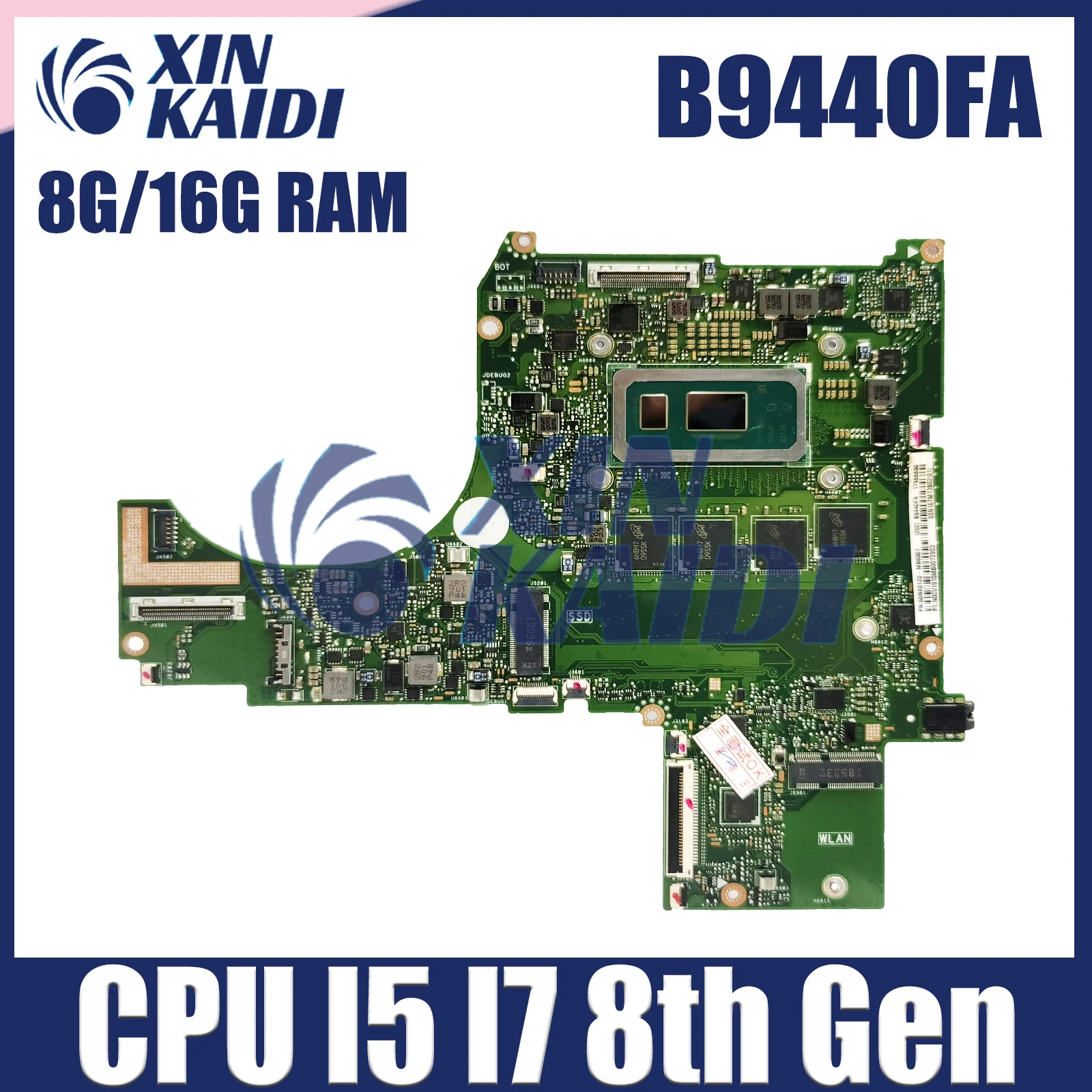 

B9440FA Mainboard For ASUS B9440 B9440FAV B9440FA B9440FAR B9440FAM B9440UA Laptop Motherboard CPU I5 I7 8th Gen 8G/16G RAM