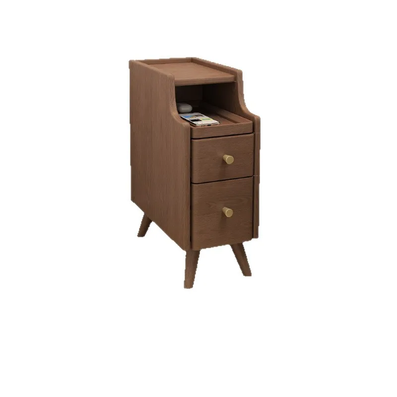 

Solid wood bedside storage, small bedroom household bedside cabinet