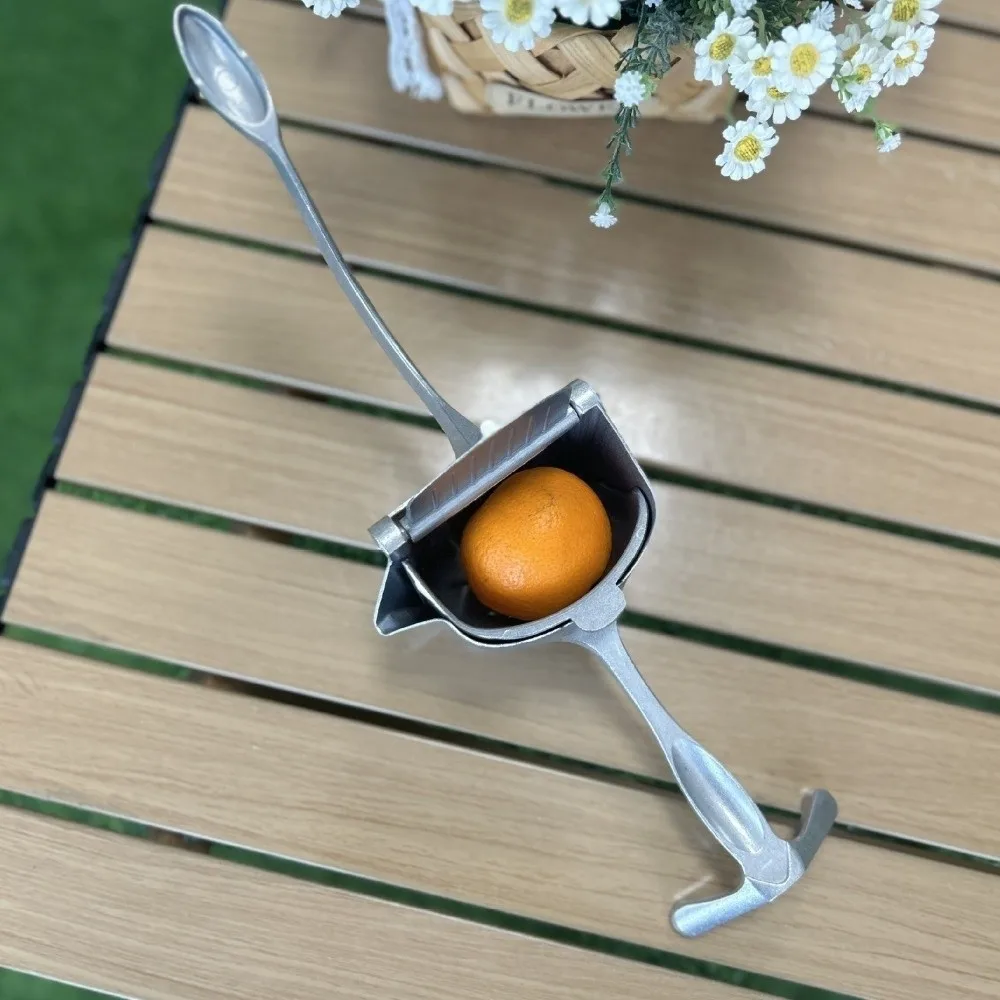 Portable Heavy Duty Cast Iron Juicer Easy to Clean Hand Pressure Lemon Squeezer Aluminum Alloy Hand Press Juicer Kitchen Tools