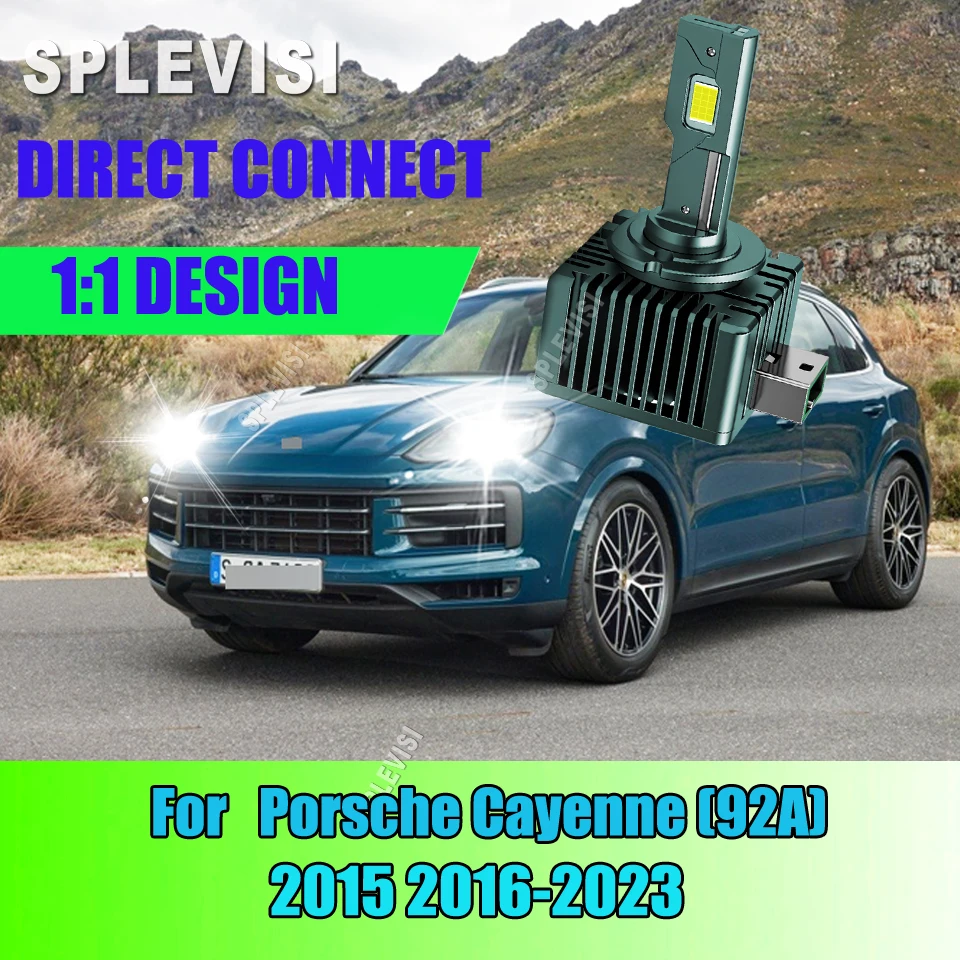 

Светодиодные лампы автомобильных фар 24000LM высокой яркости 12 В 24 В для Porsche Cayenne (92A) 2015 2016 2017 2018 2019 2020 2021 2022 2023