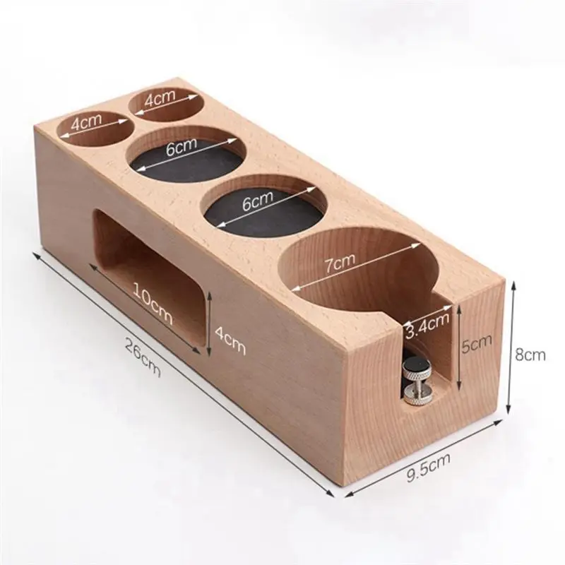 A47T Coffee Tamper Holder Filling Support Base Espresso Tampering Mat Station Stand for Barista Coffee Accessories 58Mm