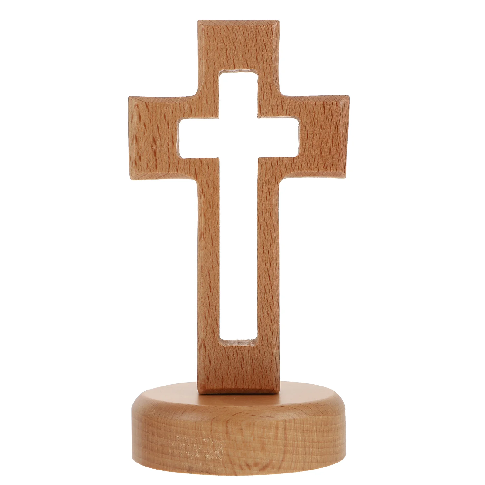 

Wedding Decor Solid Wood Cross Decoration Wooden Crafts Prayer Supplies Car Adornments Man