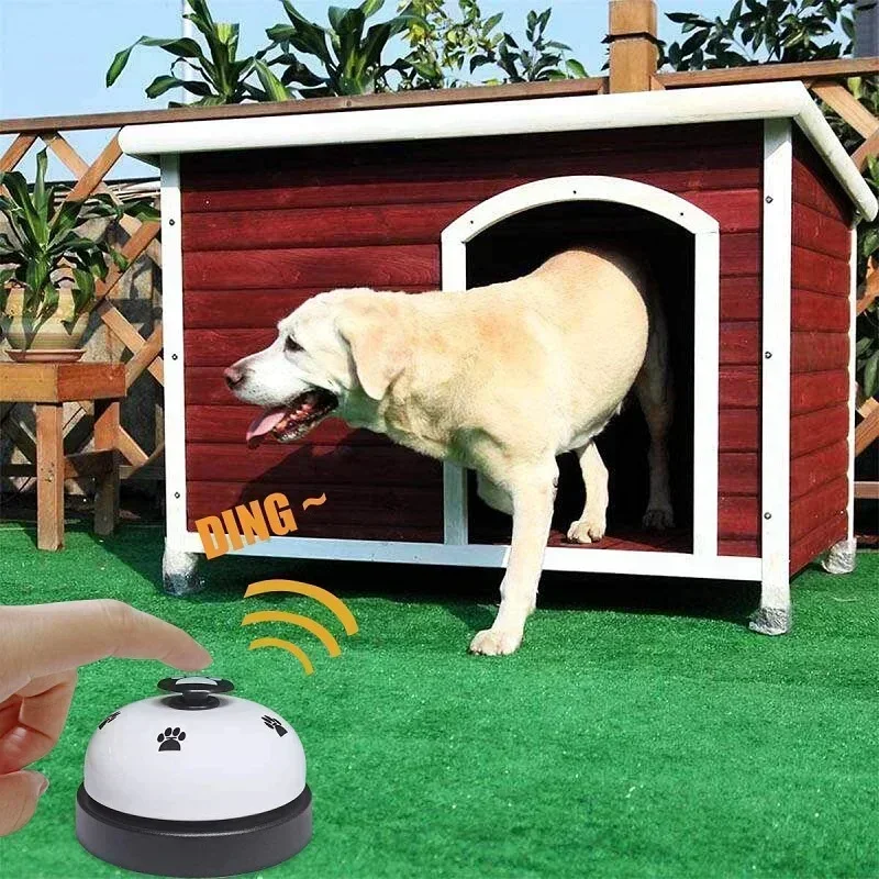 Campana de entrenamiento inteligente para perros, juguete interactivo para alimentar, no tóxico, ligero, fácil de presionar, alimentador para mascotas de colores vibrantes