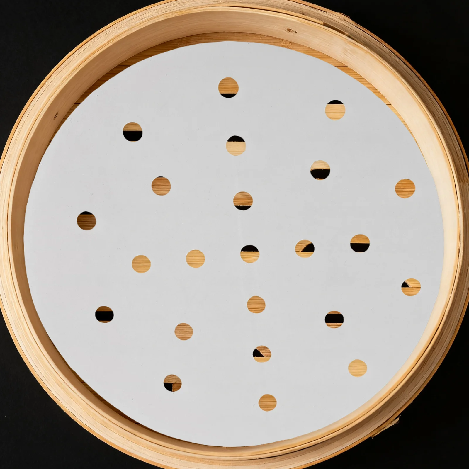 

400pcs Steamer Liners Round Food Grade Parchment Paper For Air Fryer Baking Dim Sum Cooking Steamer Basket Liners Sheet Kitchen