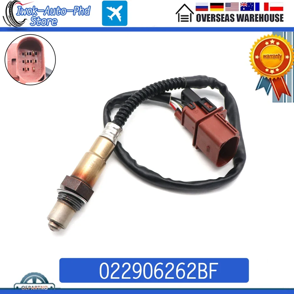 022906262BF 5 Wire Upstream Left Air Fuel Ratio Lambda Oxygen O2 Sensor For Audi A4 A6 TT Volkswagen Beetle Porsche Cayenne