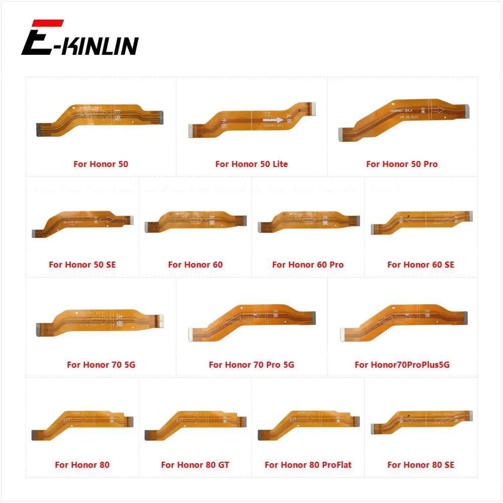 Main Board Motherboard LCD Display Connector Flex Cable For HuaWei Honor 50 60 70 80 GT Flat Lite Pro Plus SE 5G