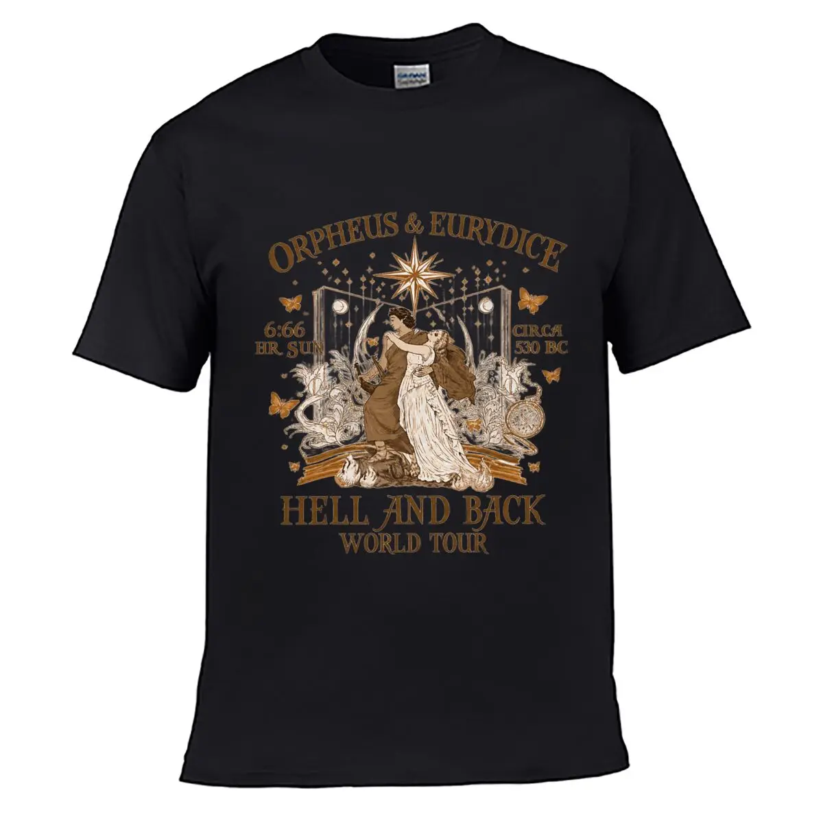 Orpheus Eurydice Hell And Back World Tour Six Sixty Six 530 BC Loose T-shirt Casual Tee