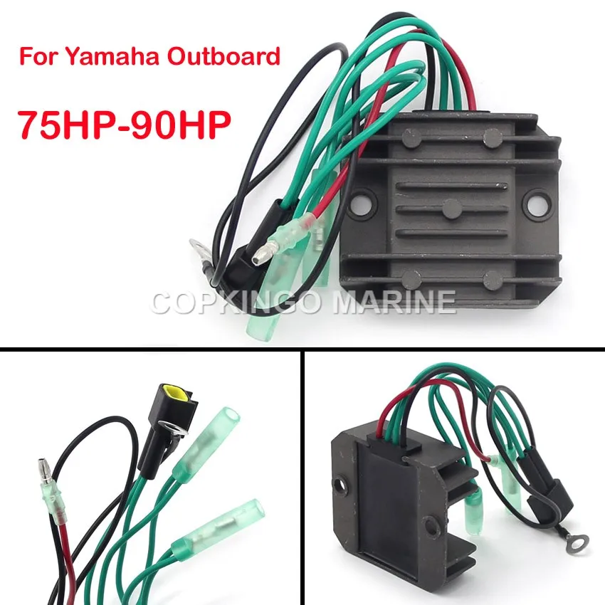 

Boat Rectifier Regulator For Yamaha Outboard 75HP-90HP 75C 80A 90A C90 6H0-81960-10