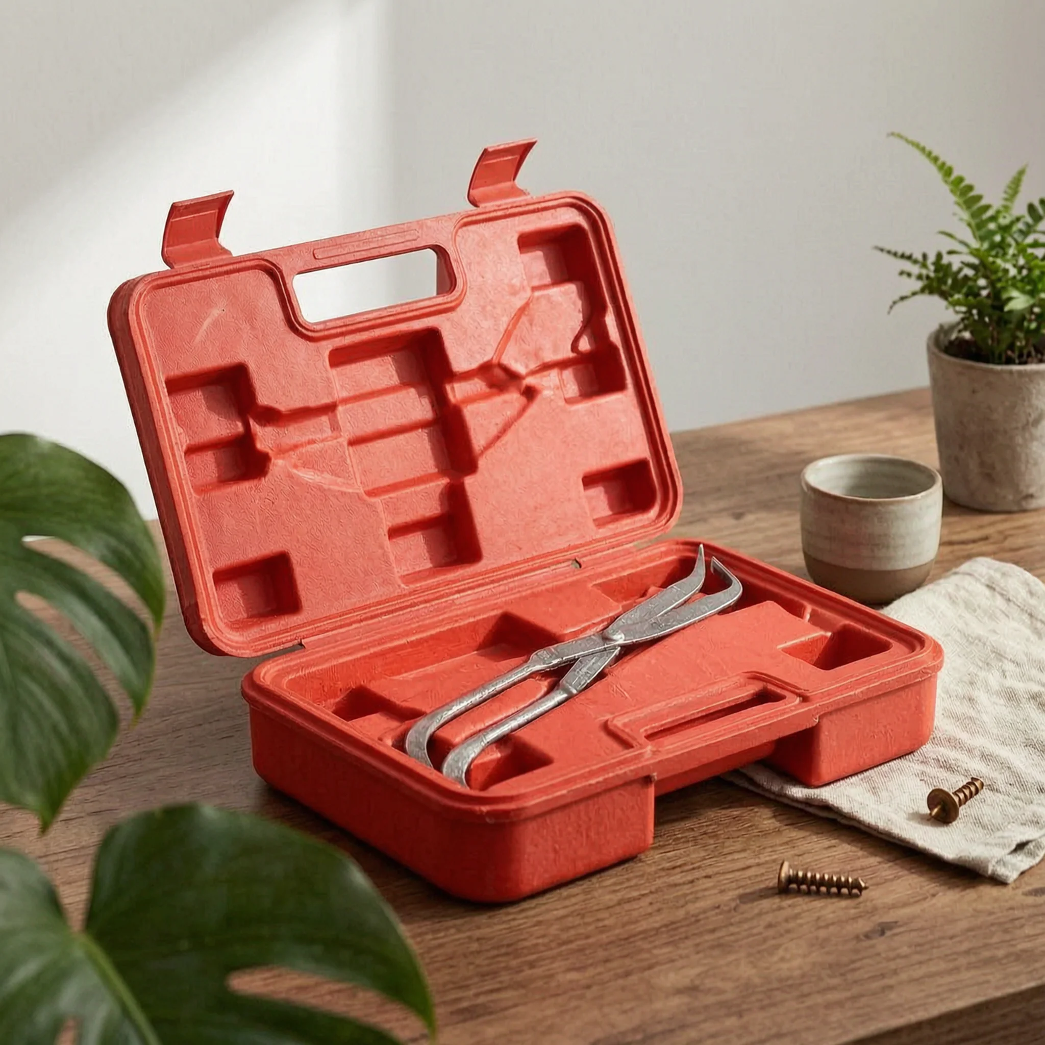 8 Pieces Drum Brake Service Tool Set Universal Drum Brake Tool Set Molded Rugged for Mechanics, Garage, Repair Shop