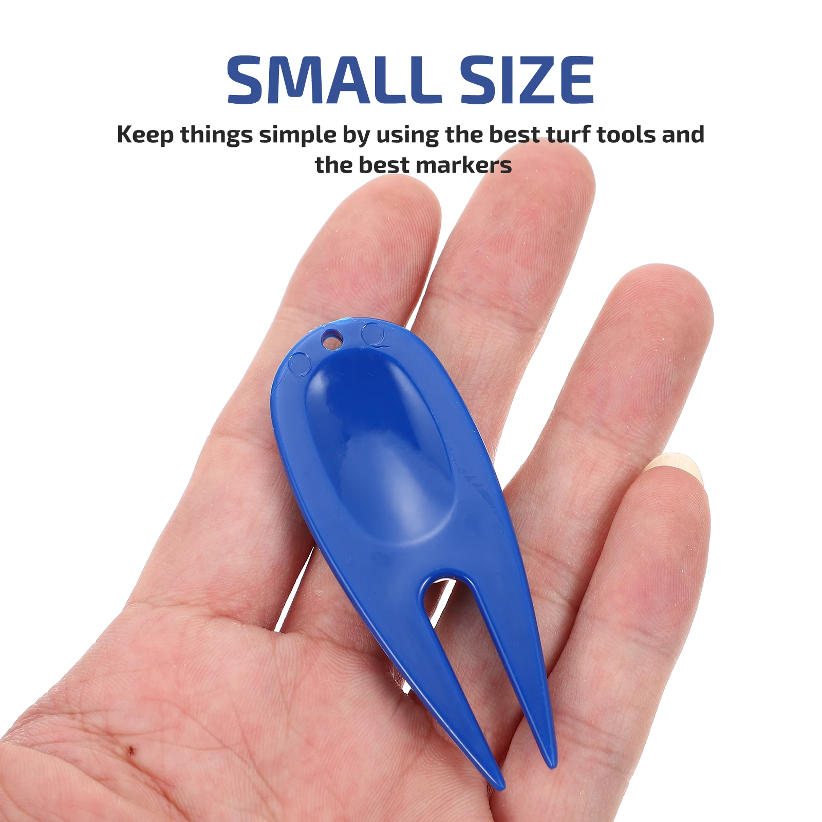 30 قطعة من أداة إصلاح ديفت الجولف البلاستيكية المدمجة وخفيفة الوزن وسهلة الحمل لاستخدام دورة الجولف لصيانة العشب الأخضر