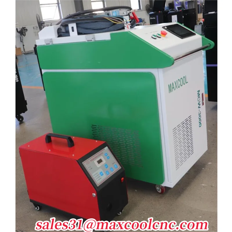 3000watt Continuous Laser Cleaning Machine for Car Paint 3-in-1 Lazer Welder for Auto Parts Metal Sheet Tube Soldering