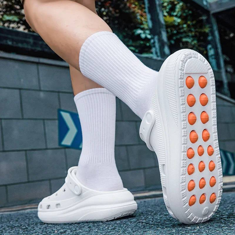 Summer Daily Wear Massage Flat Slippers Fashion All Match Outfit Design Stimulate Sole Blood Circulation Anti Slip for Indoor