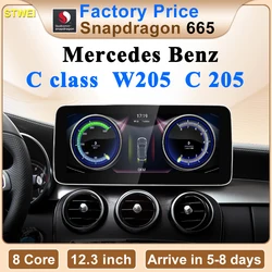 STWEI Factory Price Android AUTO Carplay For Mercedes Benz C Class W205 S205 Intelligent Vehicle System Automotive Multimedia