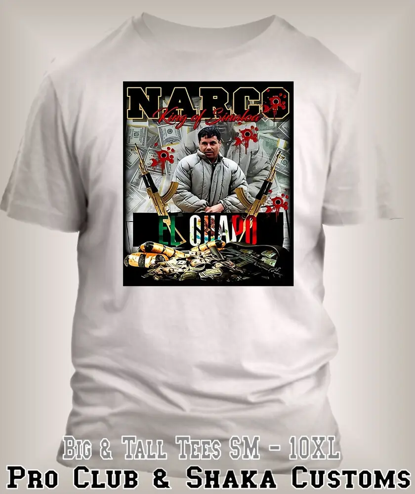 El Chapo King Graphic Sneaker Tee Shirt To Match J