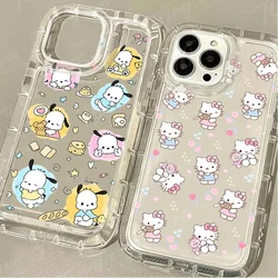 Sanrio Hello Kitty Pochacco Phone Case for Samsung Galaxy S24 Ultra S23 S22 S21 FE S20 Plus Note 20 10 Pro A34 A54 A33 A53 Cover