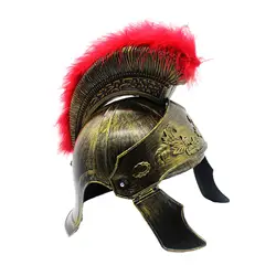 Samurai Helmet with Plume Vintage Wearable Medieval Knight Knight Costume Roman