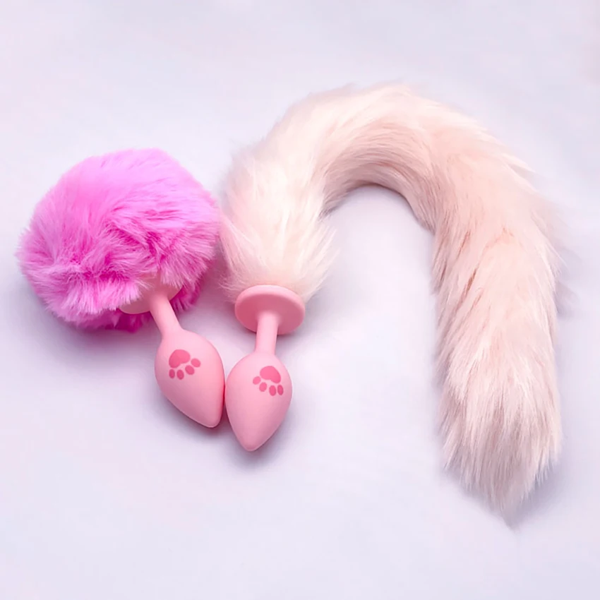 Silicone Sexy Fox Butt Plug Fox Tail Intimate Toys Anal Extender Dilator Sex Shop Products Erotic Games Goods For Adults - view 5