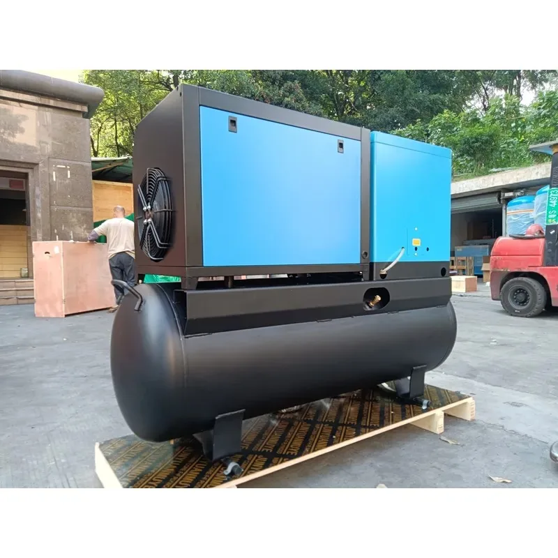 Hot Sale Airstone 2.2KW PM 4-in-1 Portable Spray Coating Air Compressor Motor Screw Type 300L Tank 8-10 Bar Lightweight Easy
