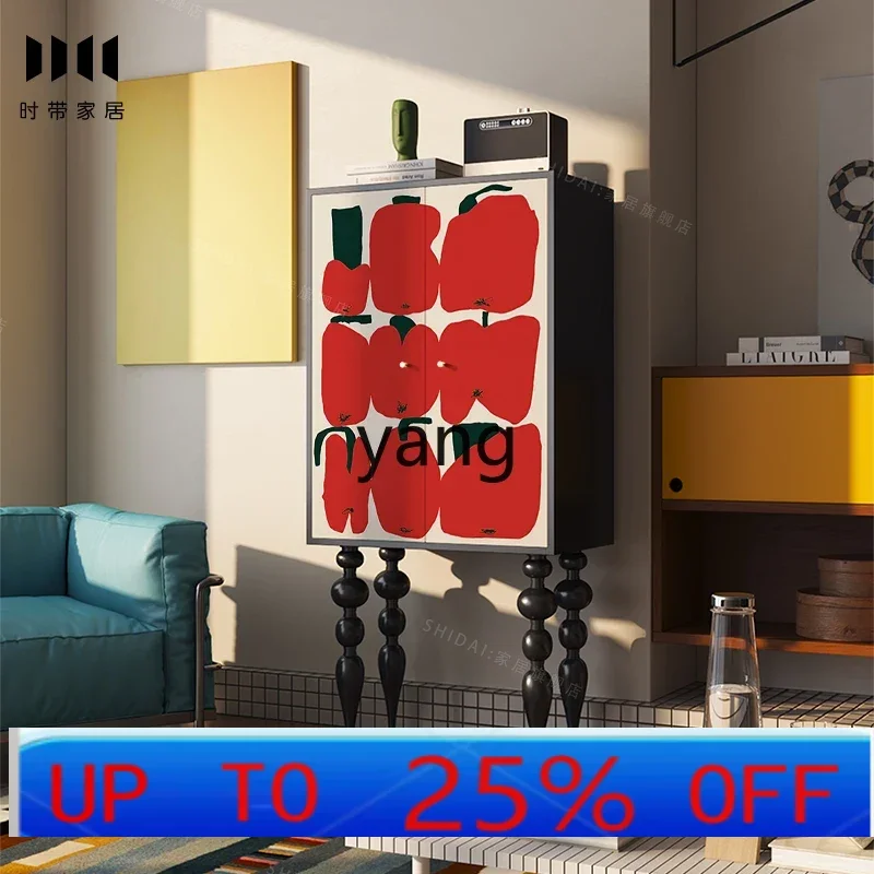 

LH modern cartoon household locker integrated tall cabinet against the wall chest cabinet