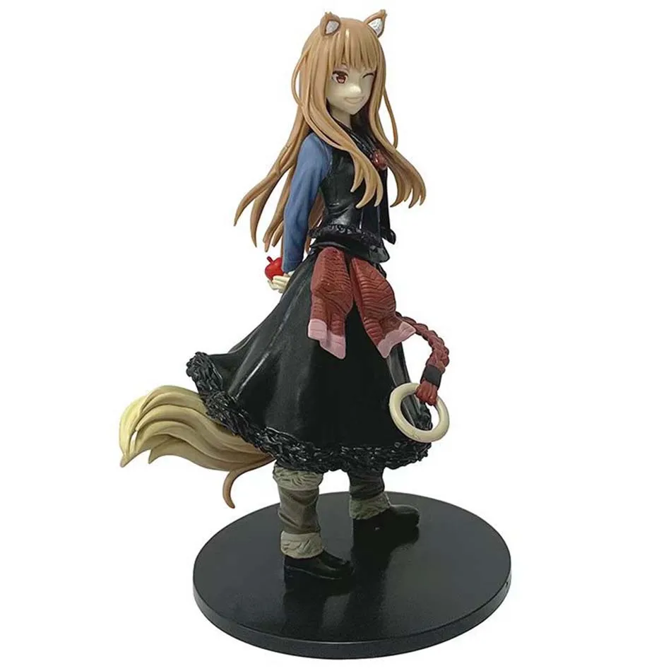 Venta caliente Anime Holo Figura Ookami a Koushinryou Merchant rencontreó el lobo sabio soporte modelo juguete regalo colección Aciton figura PVC