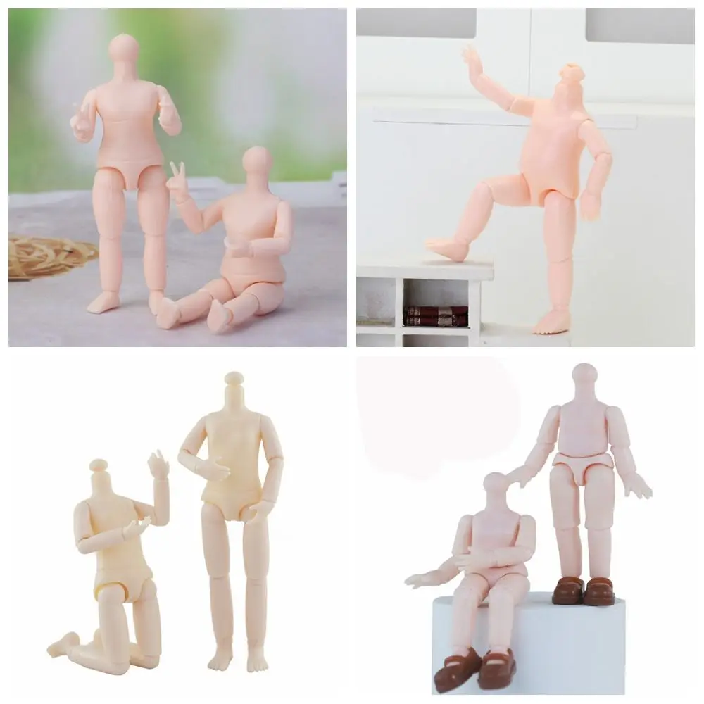 Gift DIY Change Makeup Height 9.5/11/12/15.5cm Doll Body 13 Movable Joints Spherical Jointed Nude Dolls Toys