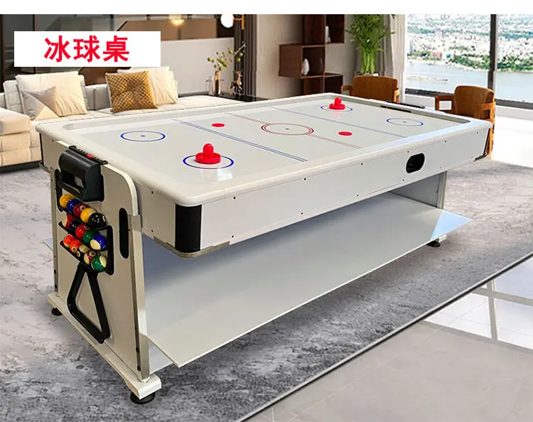 Billiards Table 4-in-1 Household Standard Commercial Billiards Table Indoor