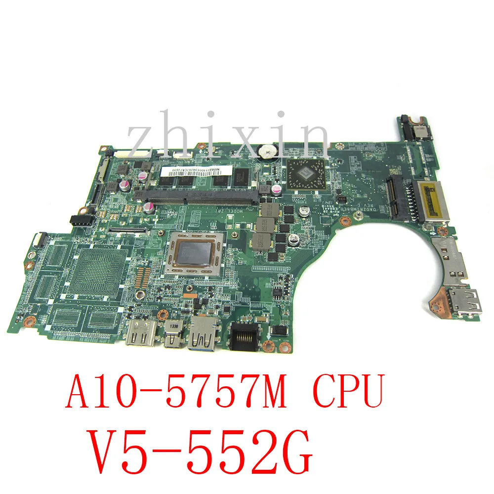 

yourui For Acer Aspire V5-552 Laptop Motherboard A8-5557M 4GB-RAM NBMBJ11001 DA0ZRIMB8E0 ZRI Notebook Mainboard