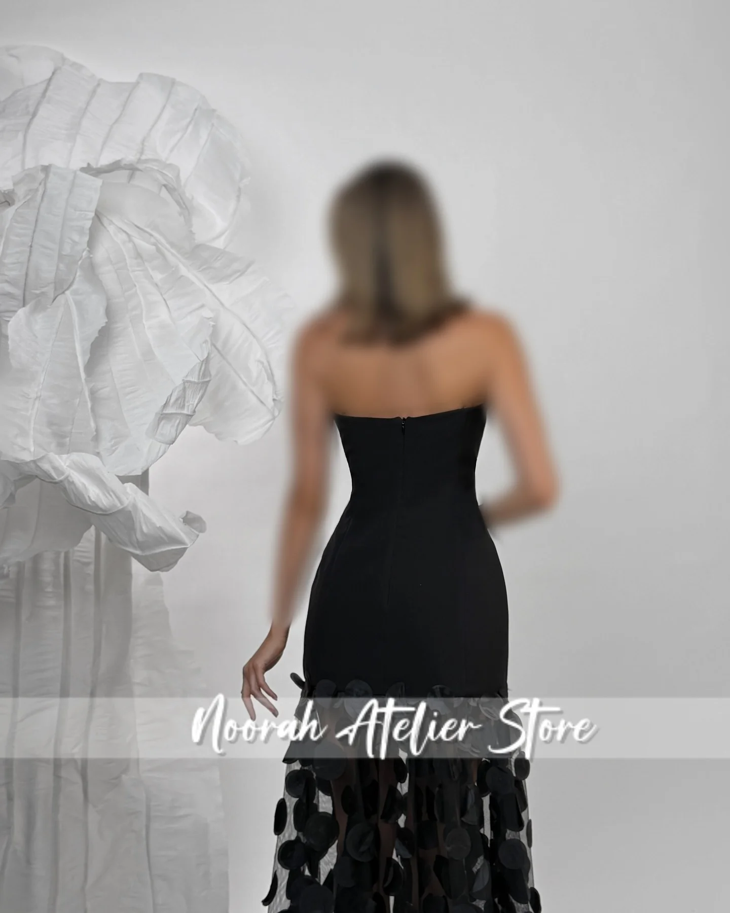 Witte strapless applicaties nieuwe luxe hoge kwaliteit vrouwen avondjurk 2025, illusie bruiloft lange feestjurk vestidos aangepast