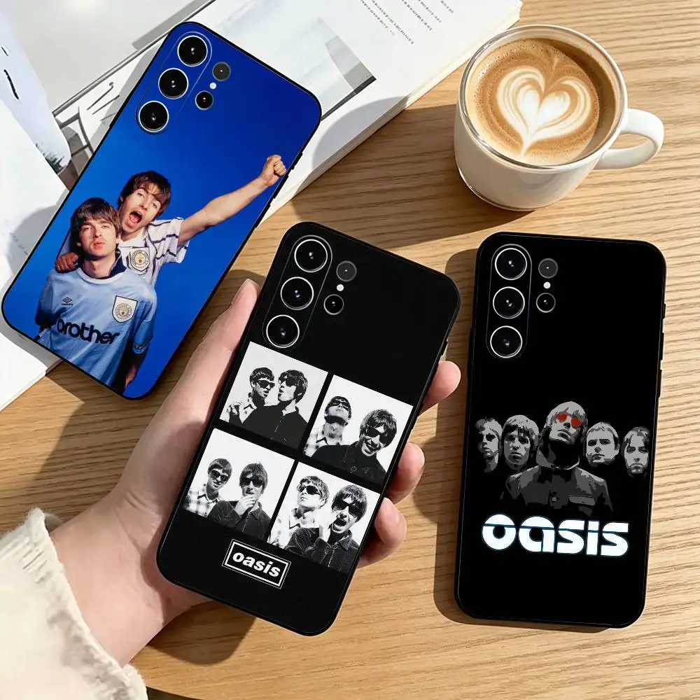 O-Oasis Britpop Noel  Phone Case For Samsung S25,S24,S21,S22,S23,S30,Ultra,S20,Plus,Fe,Soft Silicone Black Cover Gift