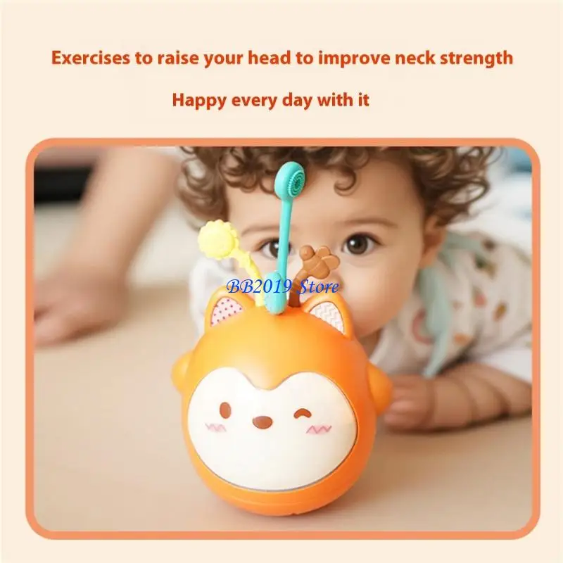 Q0KB Jouet éducatif bébé avec musique apaisante jouet développement léger léger pour moteur fine du