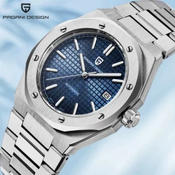 PAGANI DESIGN 40MM YN55 NH35 Men Automatic Mechanical Watches  Sapphire Glass AR Coating Watch for Men stainless steel Clock