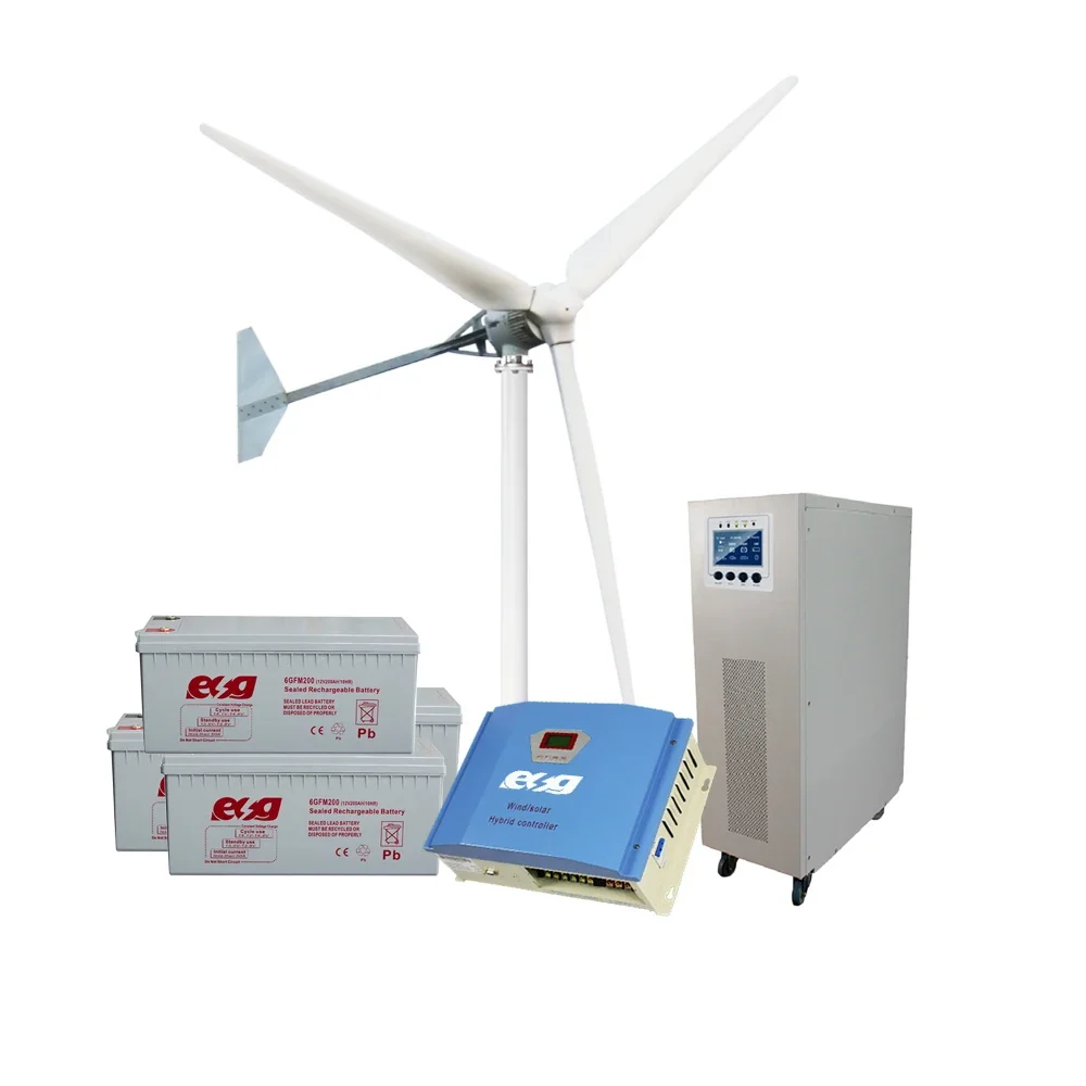 ESG Hot Selling Good Price Turbine Energy 5kW 8kw 10000w Inverter Pure Wind Power System