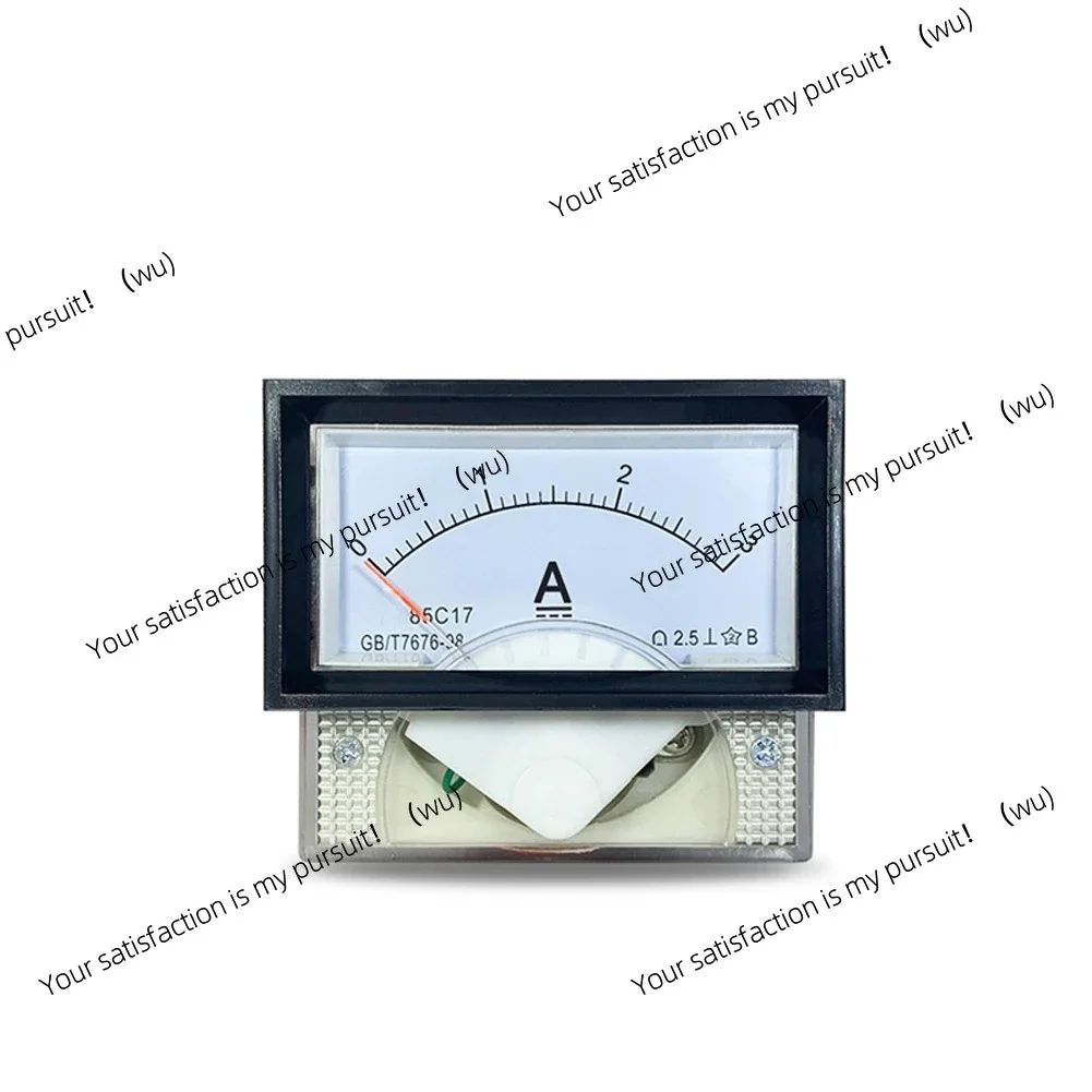 85C17 DC 1/2/3/5/10/15/20/30/50/75/100A Analog Panel Ammeter for Circuit Testing