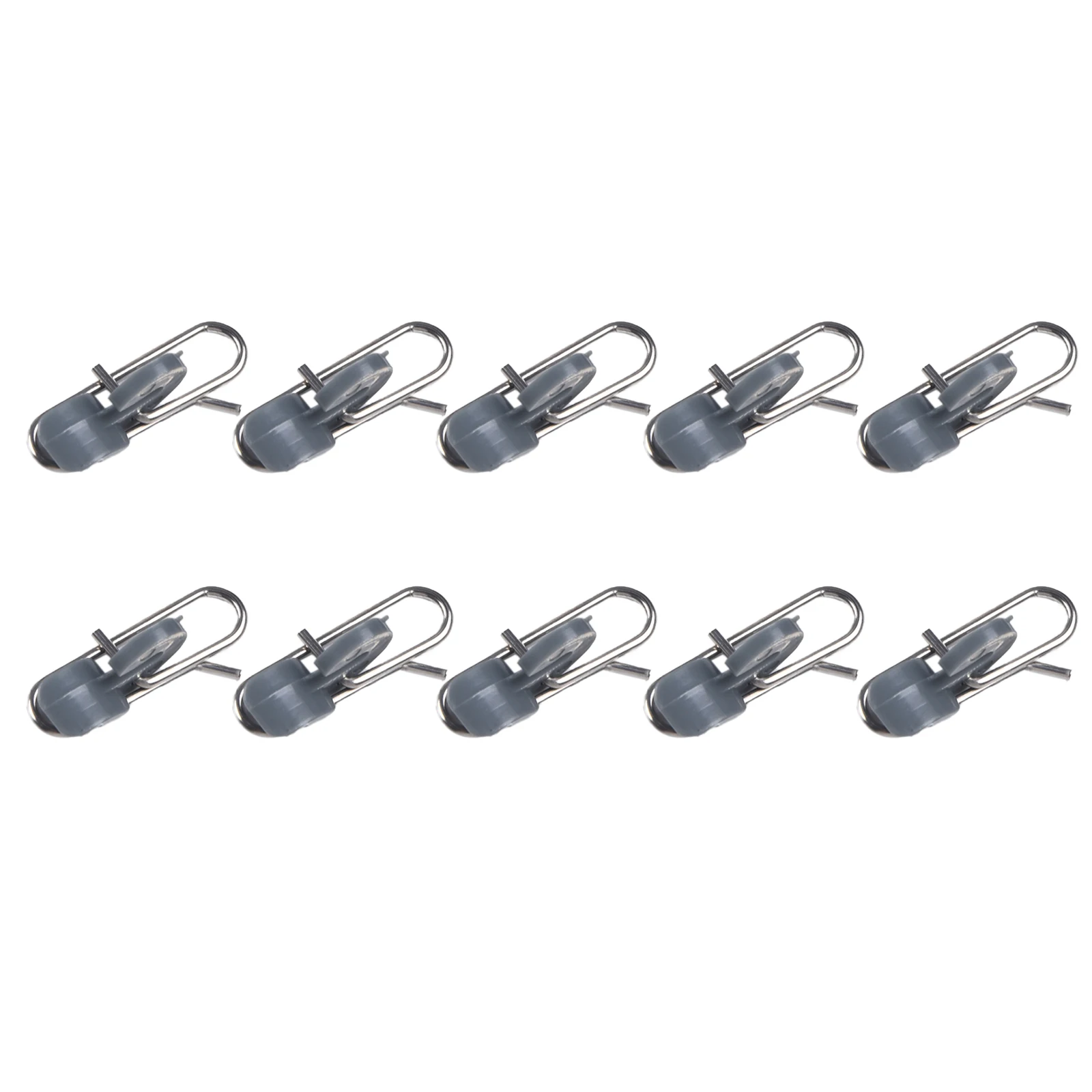10pcs Stainless Steel Sea Fishing Bait Clip Hooks with Hook Release Clip to Enhance Bait Stability and Simplify Rig Assembly