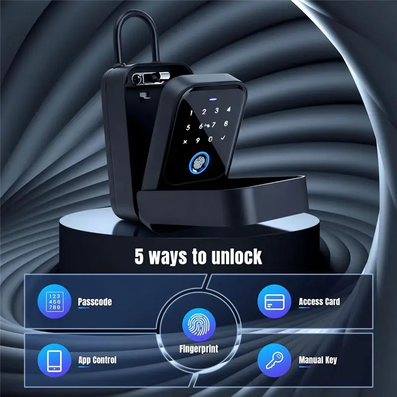 EYFL-Smart Key Lock Box Wireless Lock Box Suitable For House Keys And Real Estate Agents