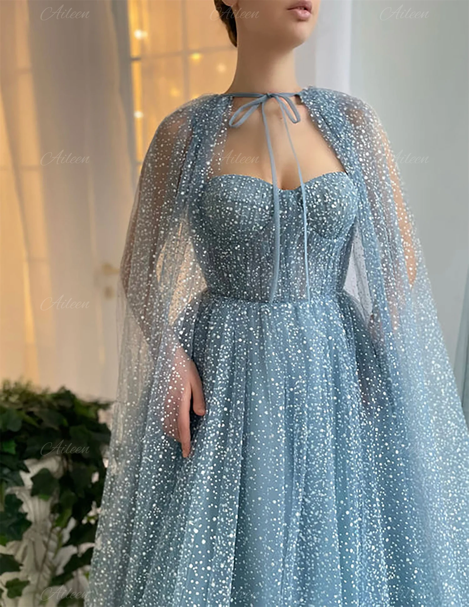 Sweetheart Formal Occasion Dress for Women Party Wedding Evening Sky Blue Woman\'s Evening Dress Women Elegant Luxury customized