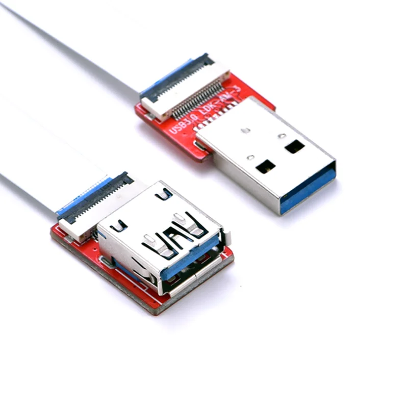 5Gbps FPC USB 3.0 Daten Kabel A Male zu  USB Male 90 Grad UP/Unten/Links/rechten Female Winkel Adapter Sync Lade 5cm-150cm