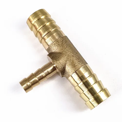Imagen 2 del producto Lengüeta de manguera de 4mm, 5mm, 6mm, 8mm, 10mm, 12mm, 14mm, 16mm, tipo T, reducción de tubería de púas de latón, reductor, adaptador de conector de acoplador