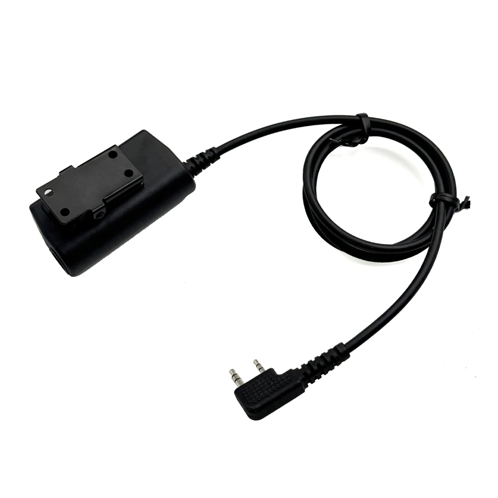 Tactical U94 PTT Tactical Headset Button activated push-to-talk PTT adapter interface fit for KENWOOD BAOFENG RADIO UV-5R UV-6R