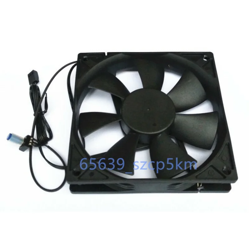 D For Adjustable Speed Fan 12CM 12V PC 3Pin Case Quiet Fan +LED Light +Speed Controlle